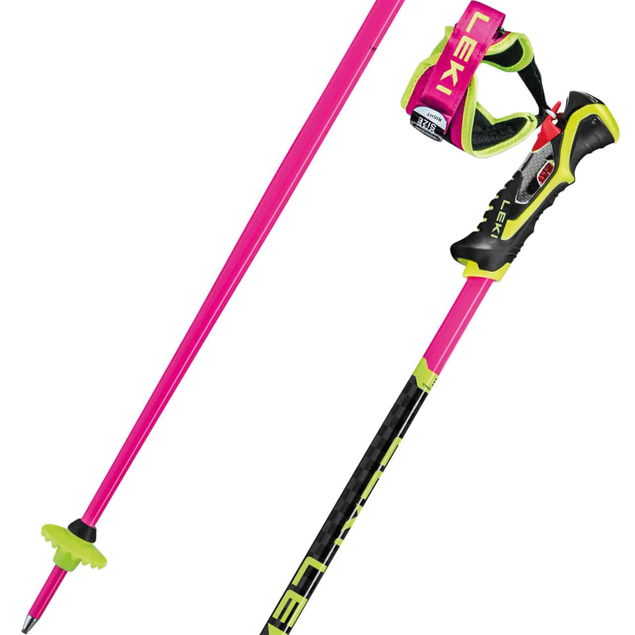 Leki WCR TBS SL 3D neonpink/black/neonyellow | Leki Alpin Skistöcke | Leki | L | MARKEN | XSPO