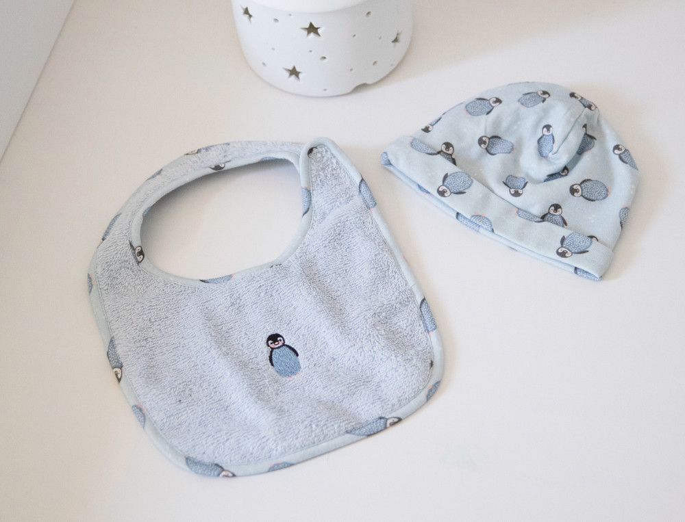 Set nomade bébé-Des petits pingouins