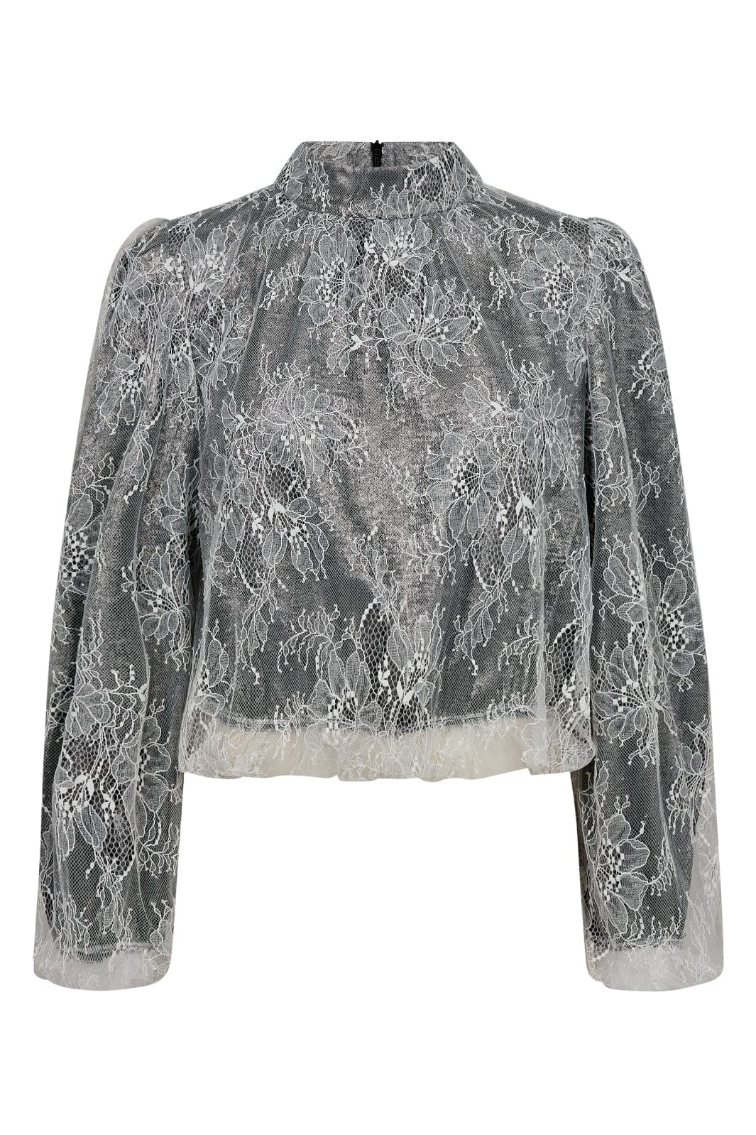 Co´Couture Similicc Lace Balloon Blouse 35636 199 bone