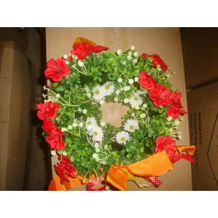 3Pagen Deko Blumenkranz Türschmuck 26 cm