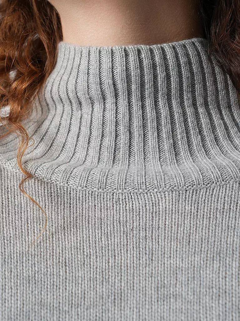 THE MERCER N.Y. Rollkragenpullover hellgrau