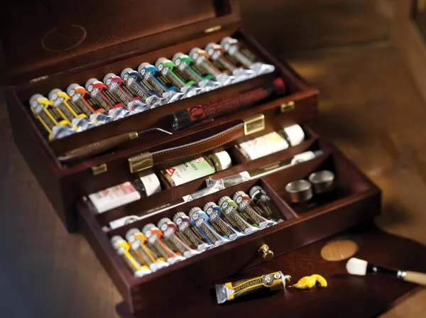Rembrandt Oil colour wooden box set Master | 10 x   12 x 40 ml   2 x 60 ml   accessories