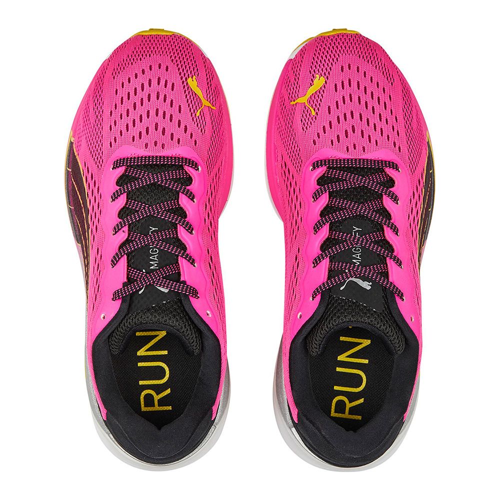 Puma MAGNIFY NITRO SURGE - Chaussures Running Femme ravish/puma black/fresh pear