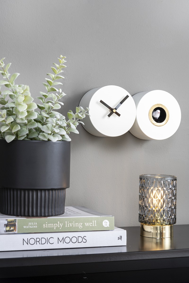 Wall Clock Duo Cuckoo KA5789BK Black