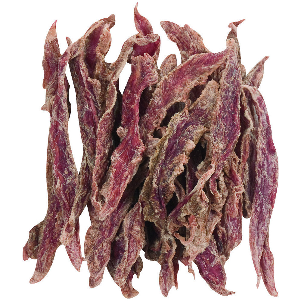 Friandises hapki lanières canard 85 g pour chien