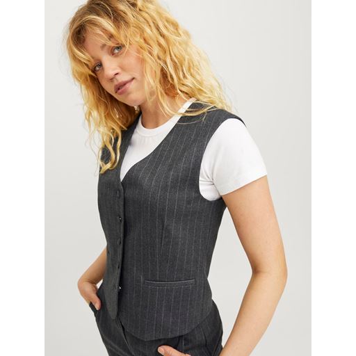 JJXX Mary Brushed Vest, Dark Grey Melange, L