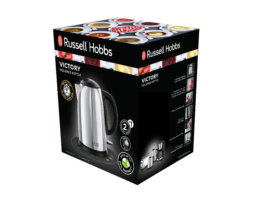 Russell Hobbs  Victory elkedel, stål - 1,7 L.