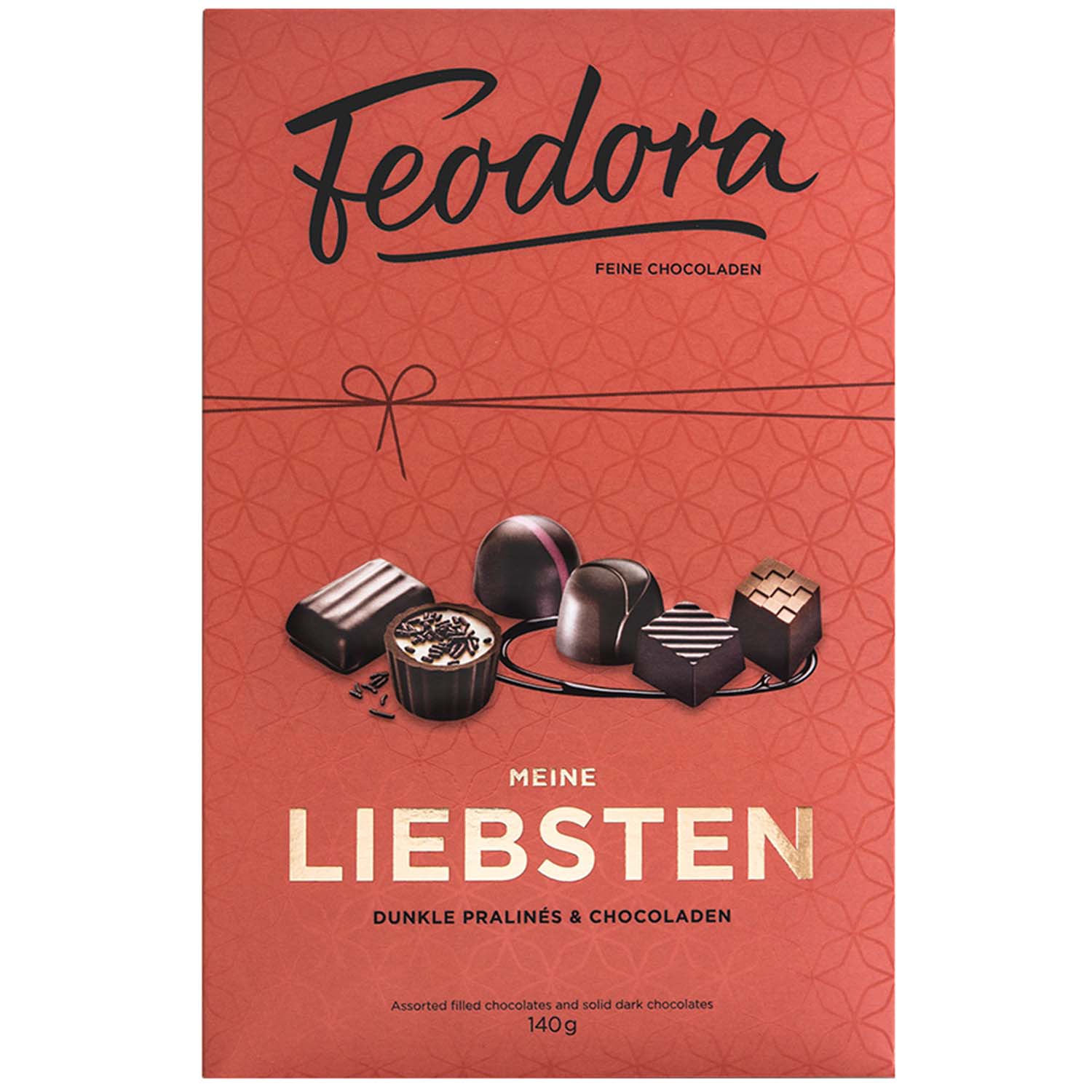 Feodora Meine Liebsten Dunkle Pralinés & Chocoladen 140g MHD:9.3.25