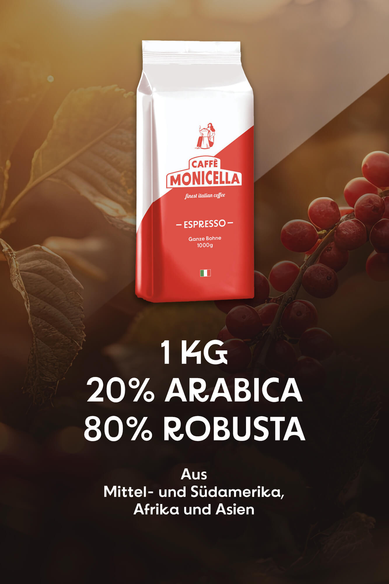 Caffè Monicella Espresso Vorteilspaket 3kg