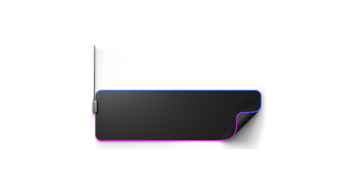 GloriousGMP 2 GLED - Groot verlengd gaming muismat  (Zwart, RGB)