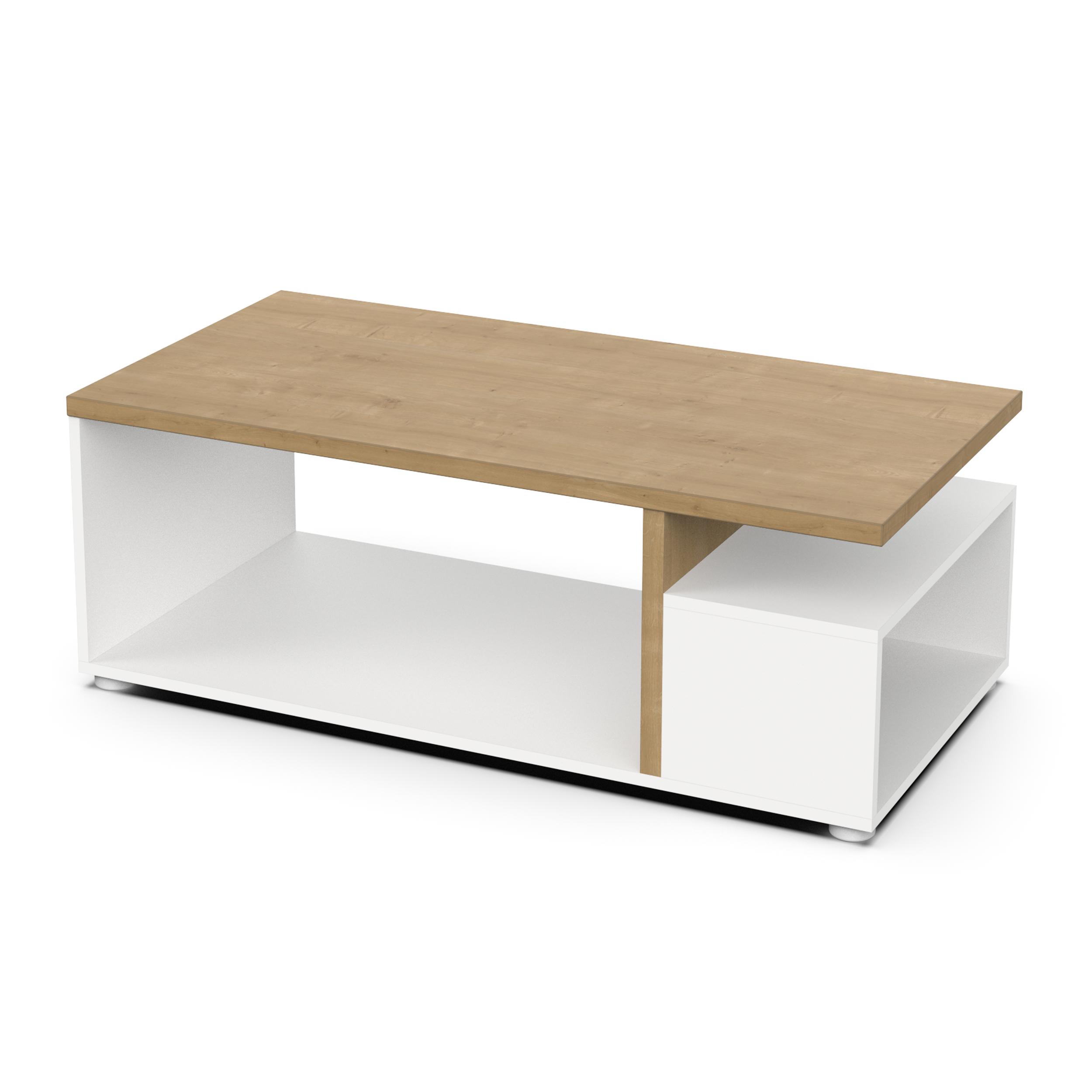 ACCESS TABLE BASSE 3 NICHES 92X50CM