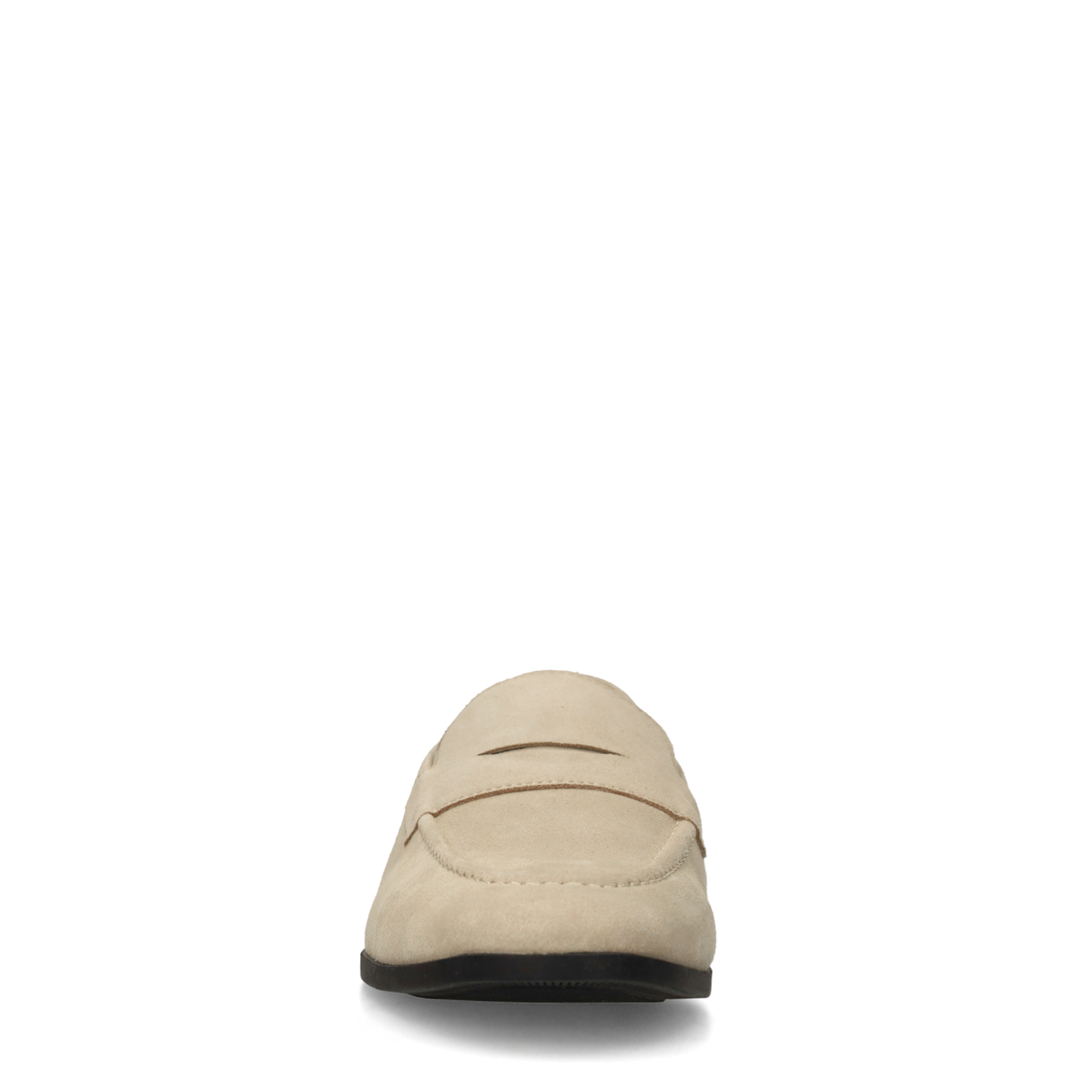 Beige suède loafers