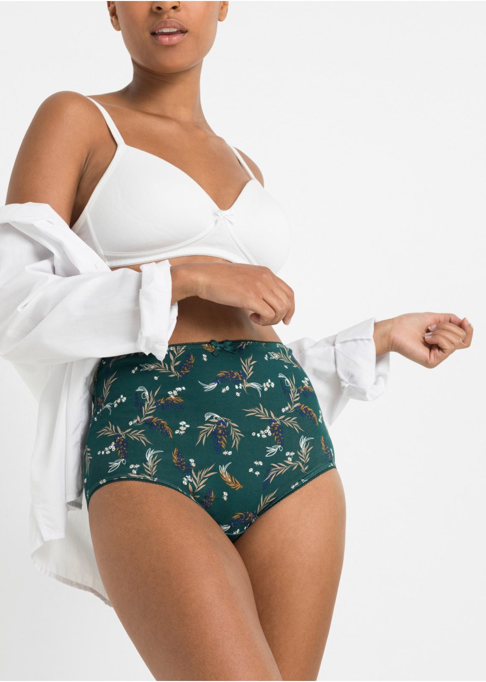Lot de 4 slips taille haute