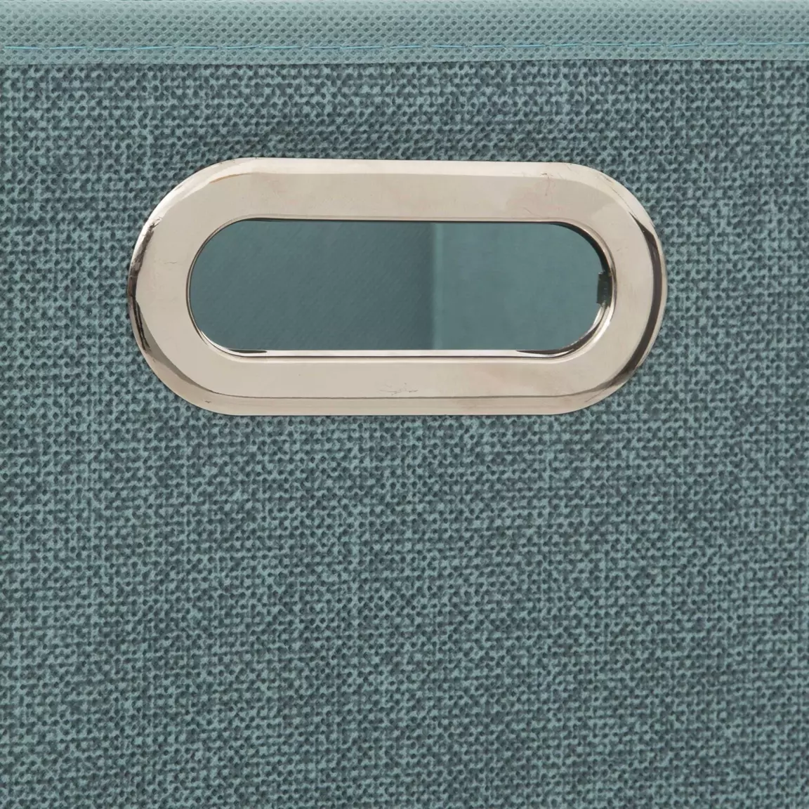 Panier de rangement (31 x 31 cm) Helena Bleu pétrole chiné
