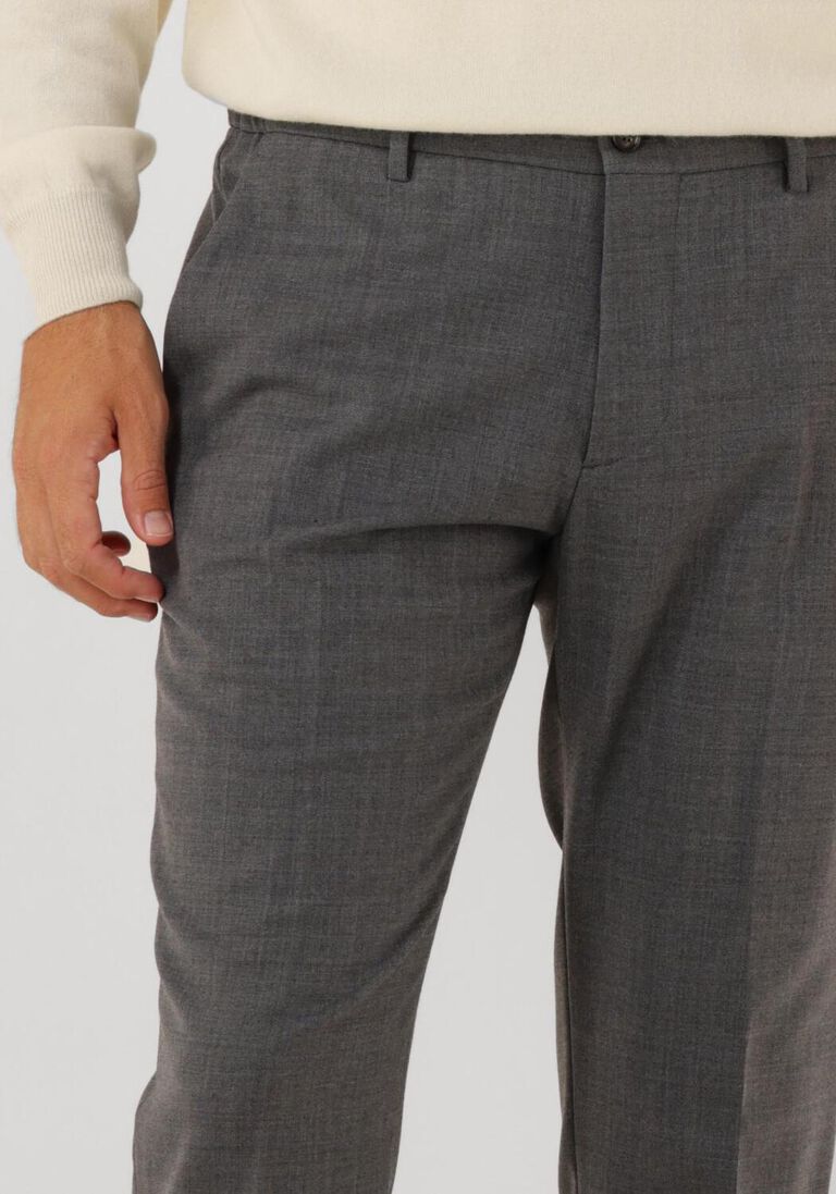 donkergrijze berwich pantalon morello elax
