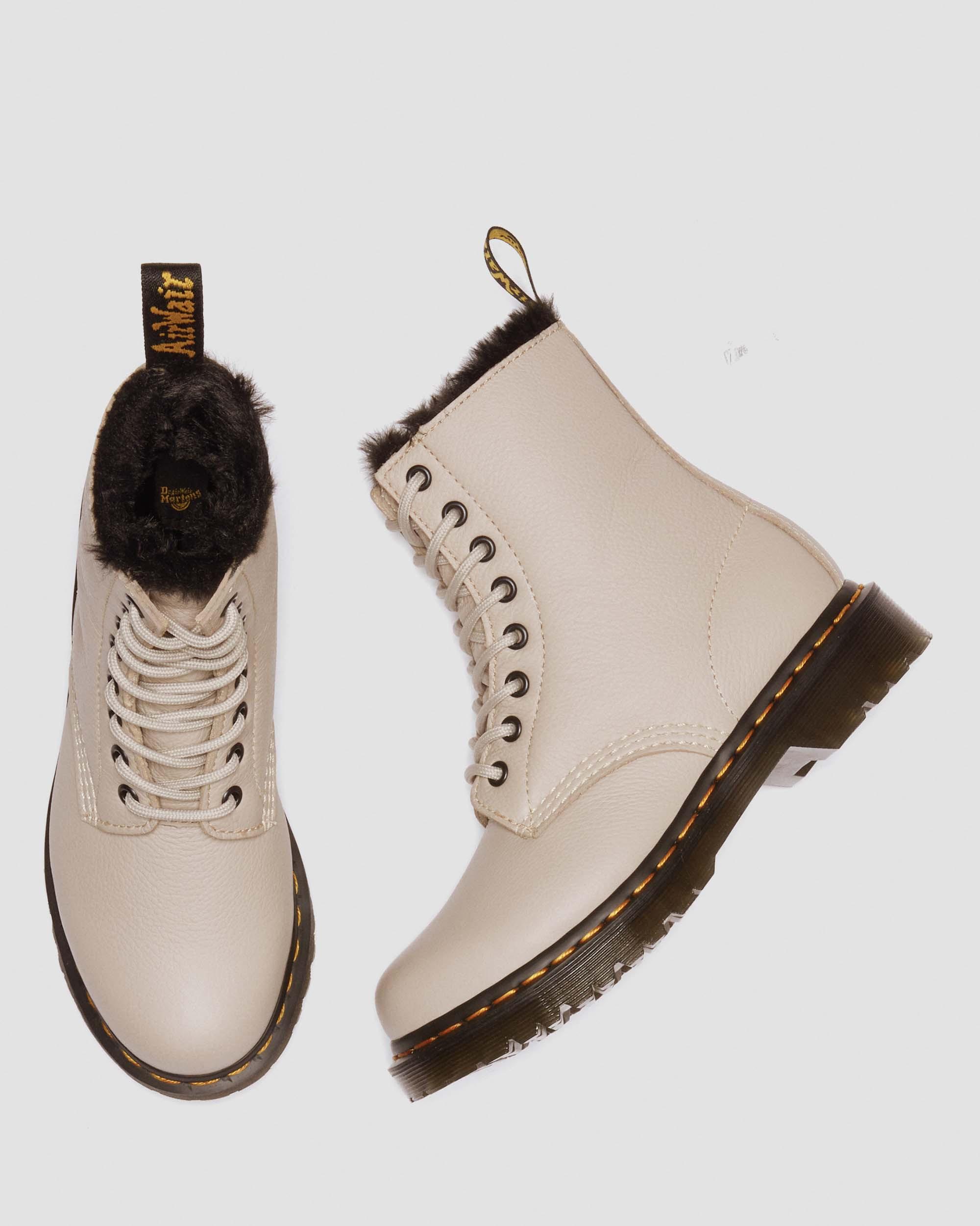 1460 Serena Faux Fur Lined Virginia Lace Up Boots