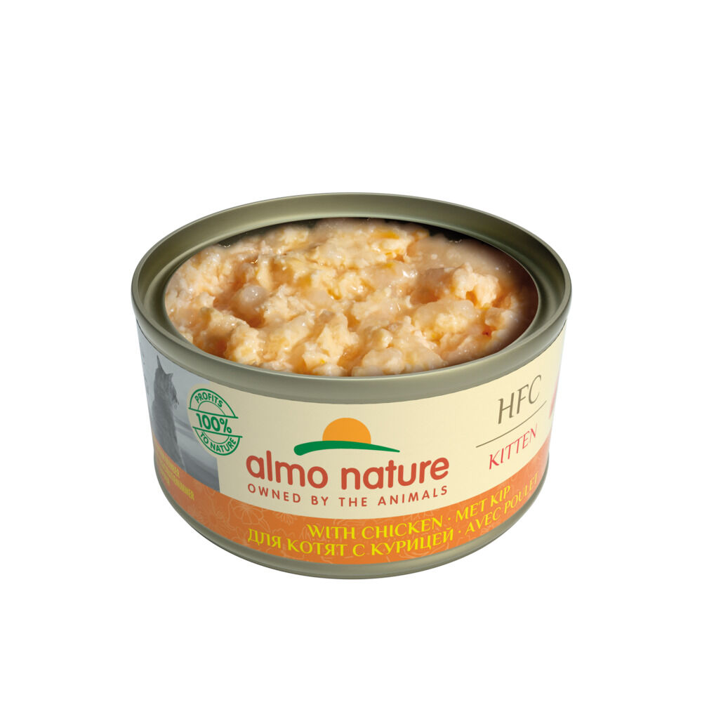 Almo Nature HFC Kitten - Kattenvoer - 70 Gram - kip