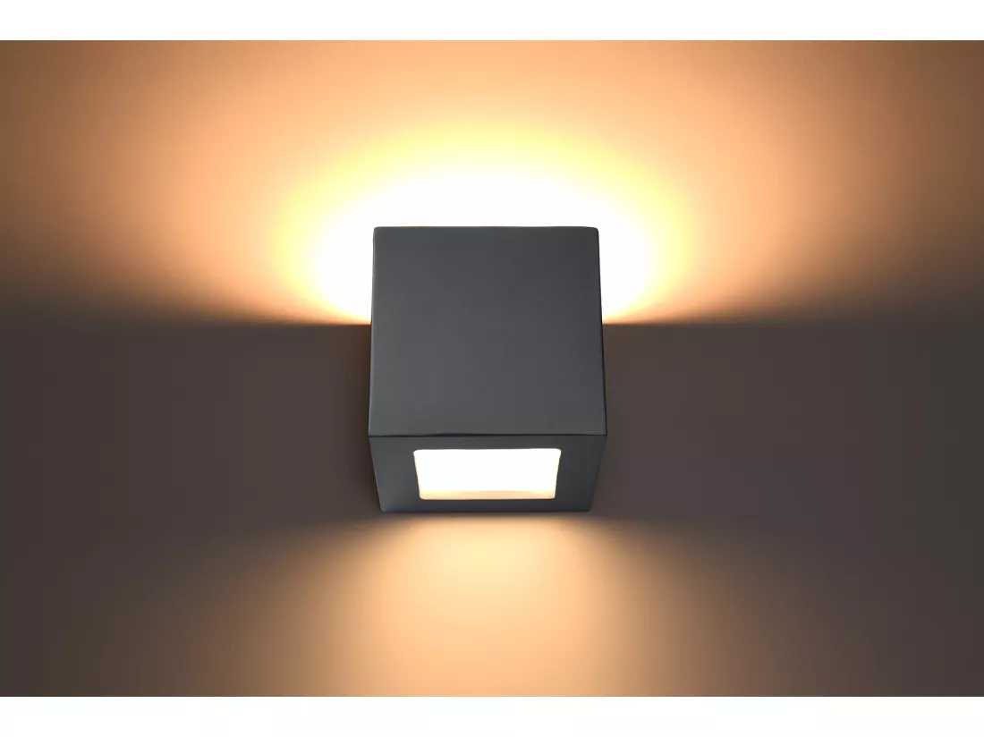Sollux LEO Appliques Up & Down Gris E27