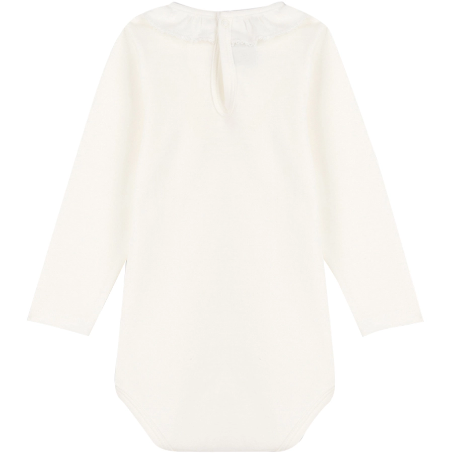 Petit Bateau Langarmbody weiß marshmallow
