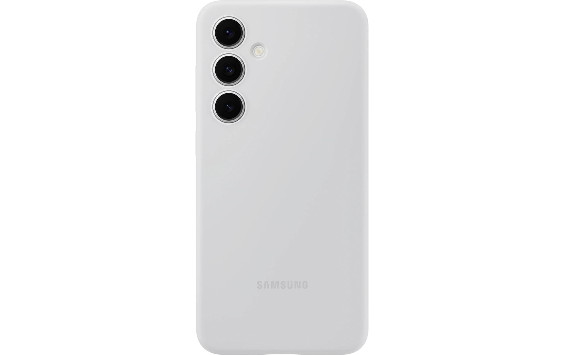 Back Cover Silicone Case Galaxy S24 FE GrauSchutzhülle für das Samsung Galaxy S24 FE