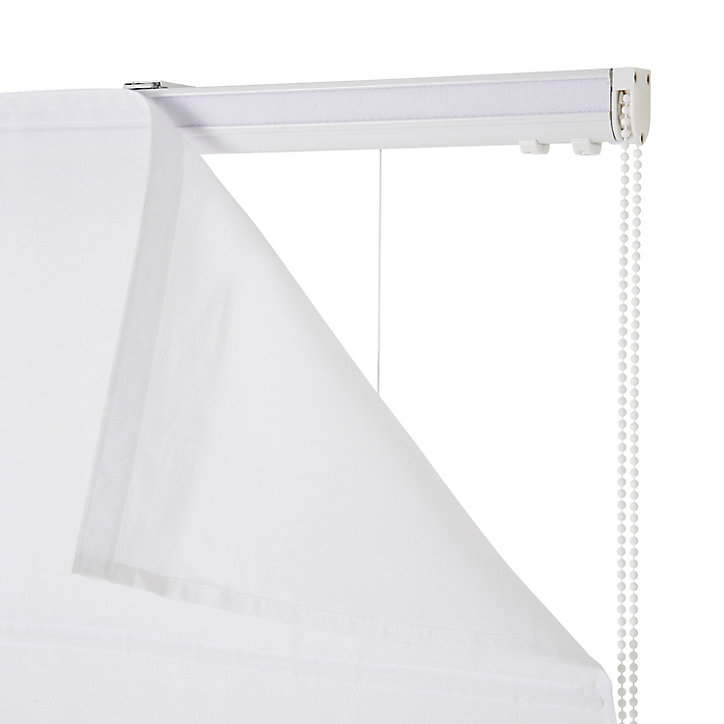 Store bateau polyester blanc L.160 x l.160 cm