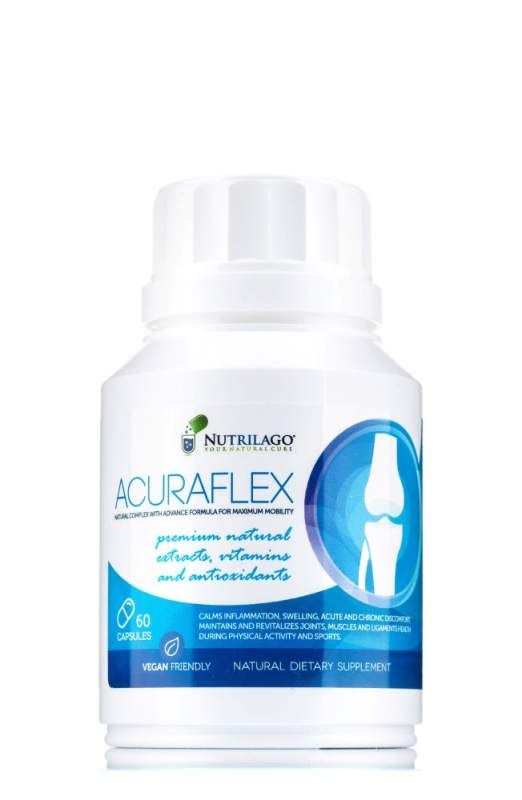 Nutrilago® ACURAFLEX Kapseln - Nahrungsergänzung für Gelenke, Knorpel und MEHR BEWEGLICHKEIT