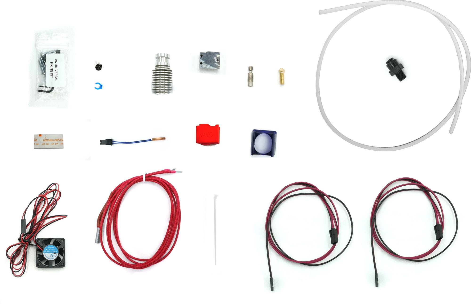 E3D  Volcano Hotend Bowden - 1,75 mm, 24V    High-Flow Hotend für Bowden Setup mit 1,75 mm Filament