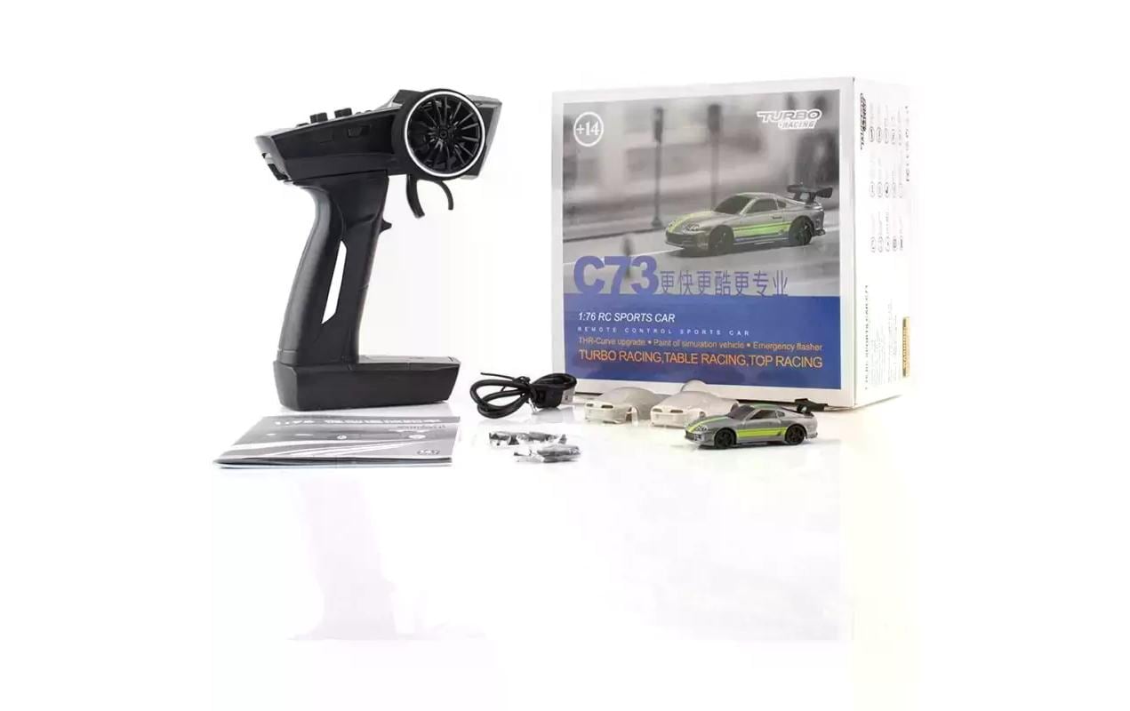 Micro Sport C73, Grün, RTR, 1:76Vollwertiges RC-Auto im micro Format
