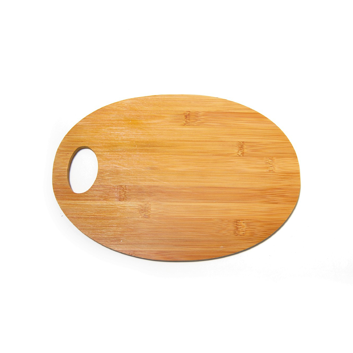 Schneidebrett mit Griff, Bambus, B 28,5 cm, L 19,5 cm zu 4,80