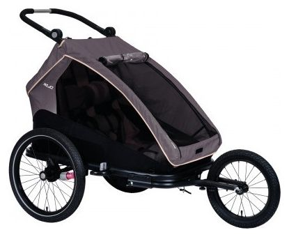 Remorque à Enfant XLC Duo S 20'' Gris Anthracite Beige