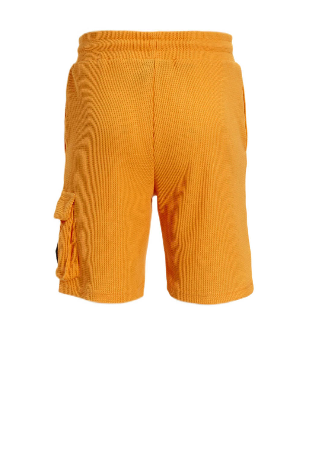 BLACK BANANAS regular fit cargo short JR. WAFFLE oranje