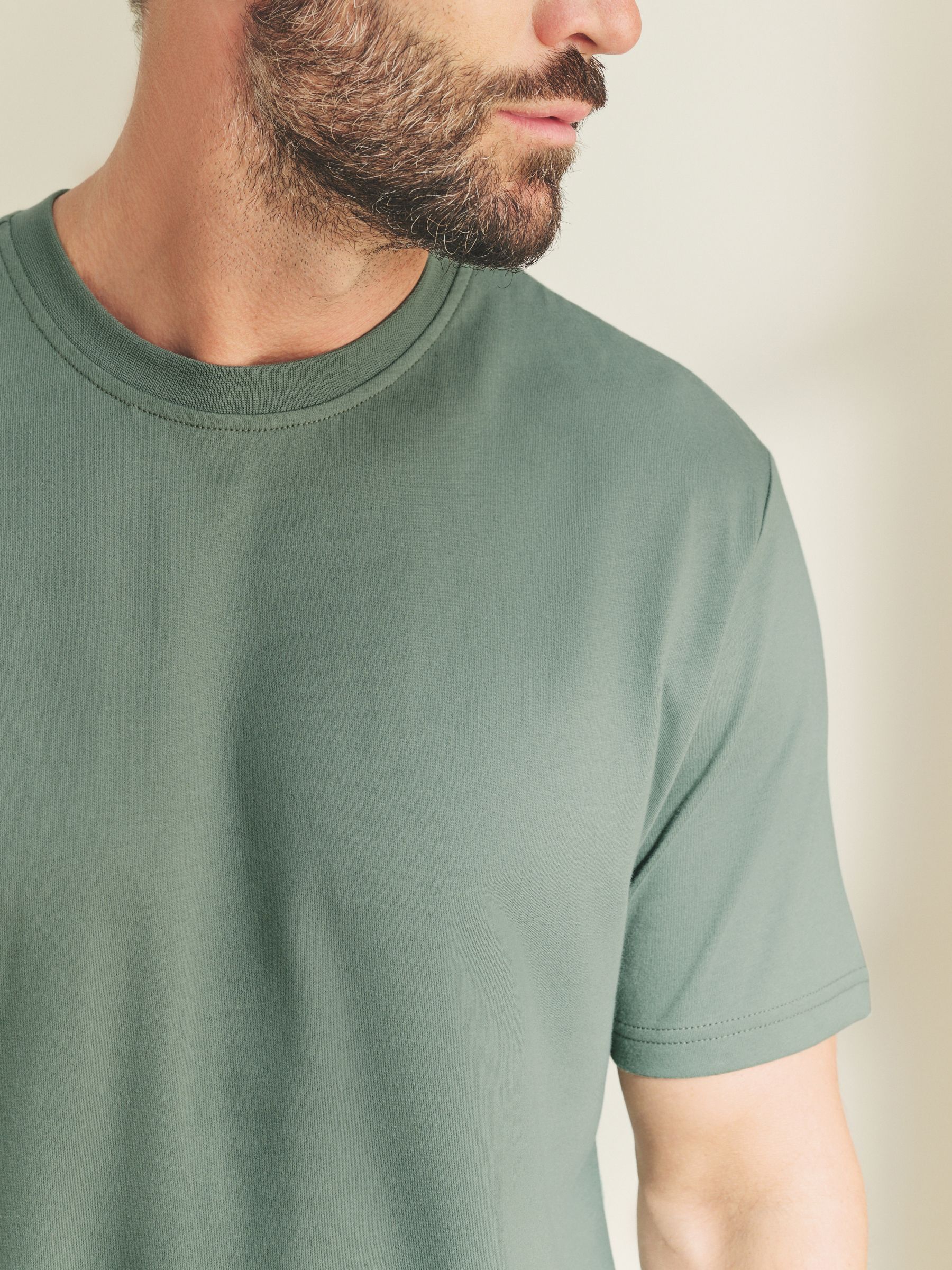 Grijs-groen - Motionflex behaaglijke pyjamaset met korte broek