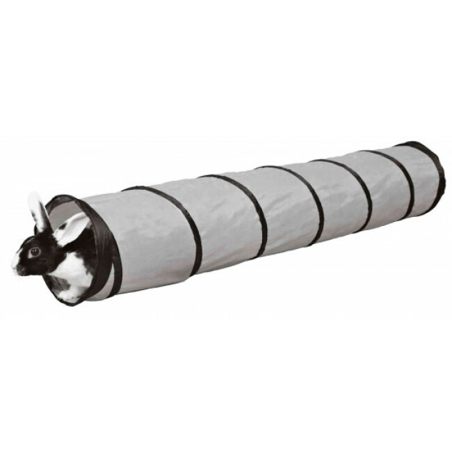 Tunnel de jeu extensible en nylon pour lapins Trixie