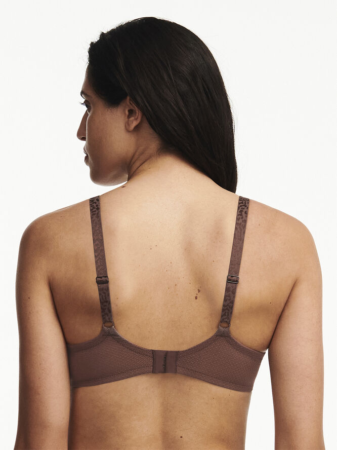 Chantelle Fleurs Plunge T-Shirt Bra Dyreprint