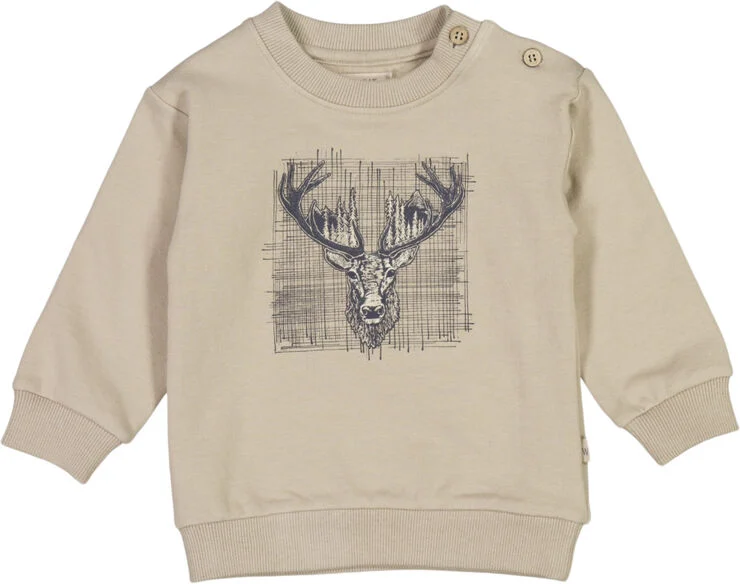 Wheat Sweatshirt Dådyr Gravel