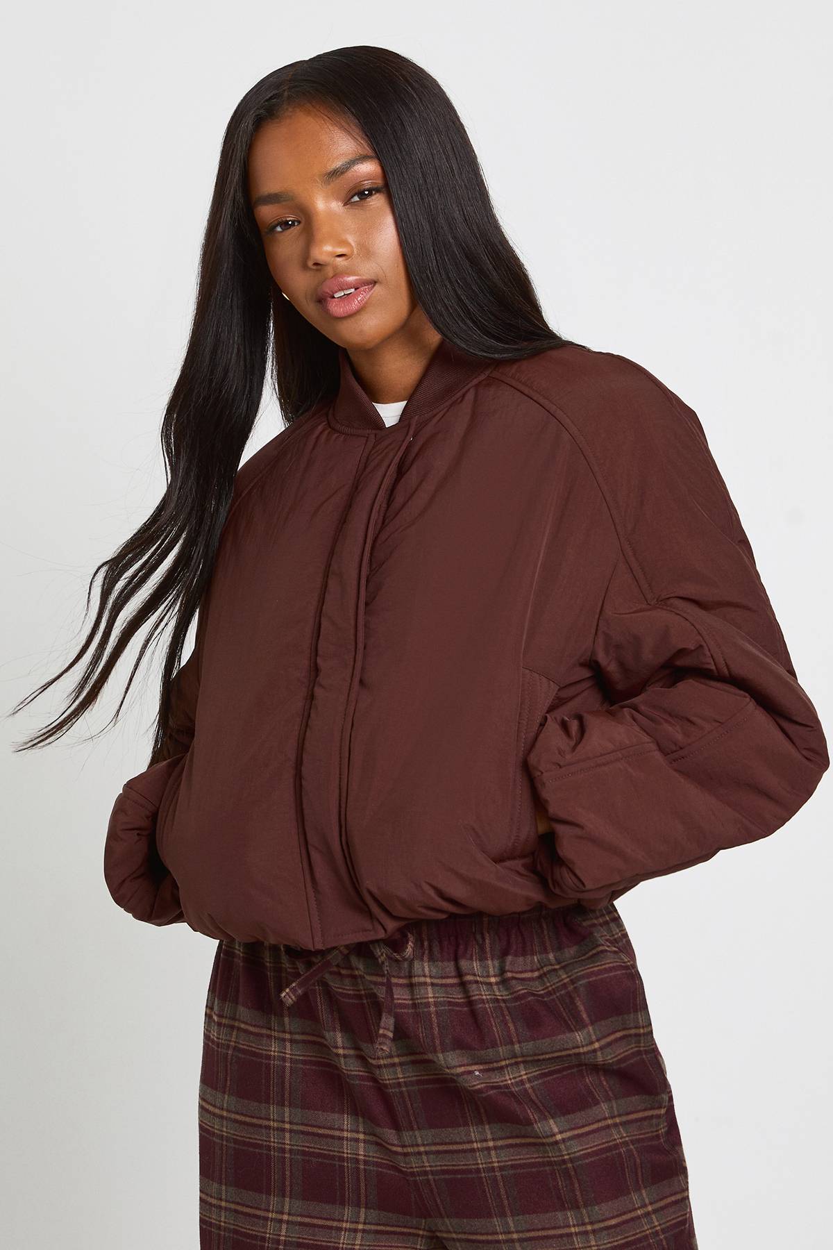 boohoo Veste bomber oversize
