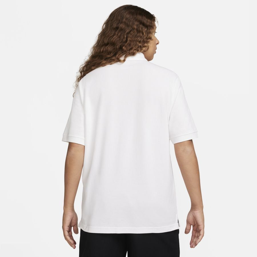 Nike Club Men's Short-Sleeve Polo WHITE/BLACK
