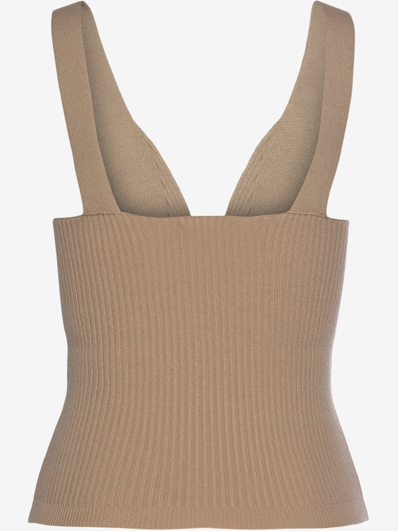 Débardeur en tricot encolure en v affinante
