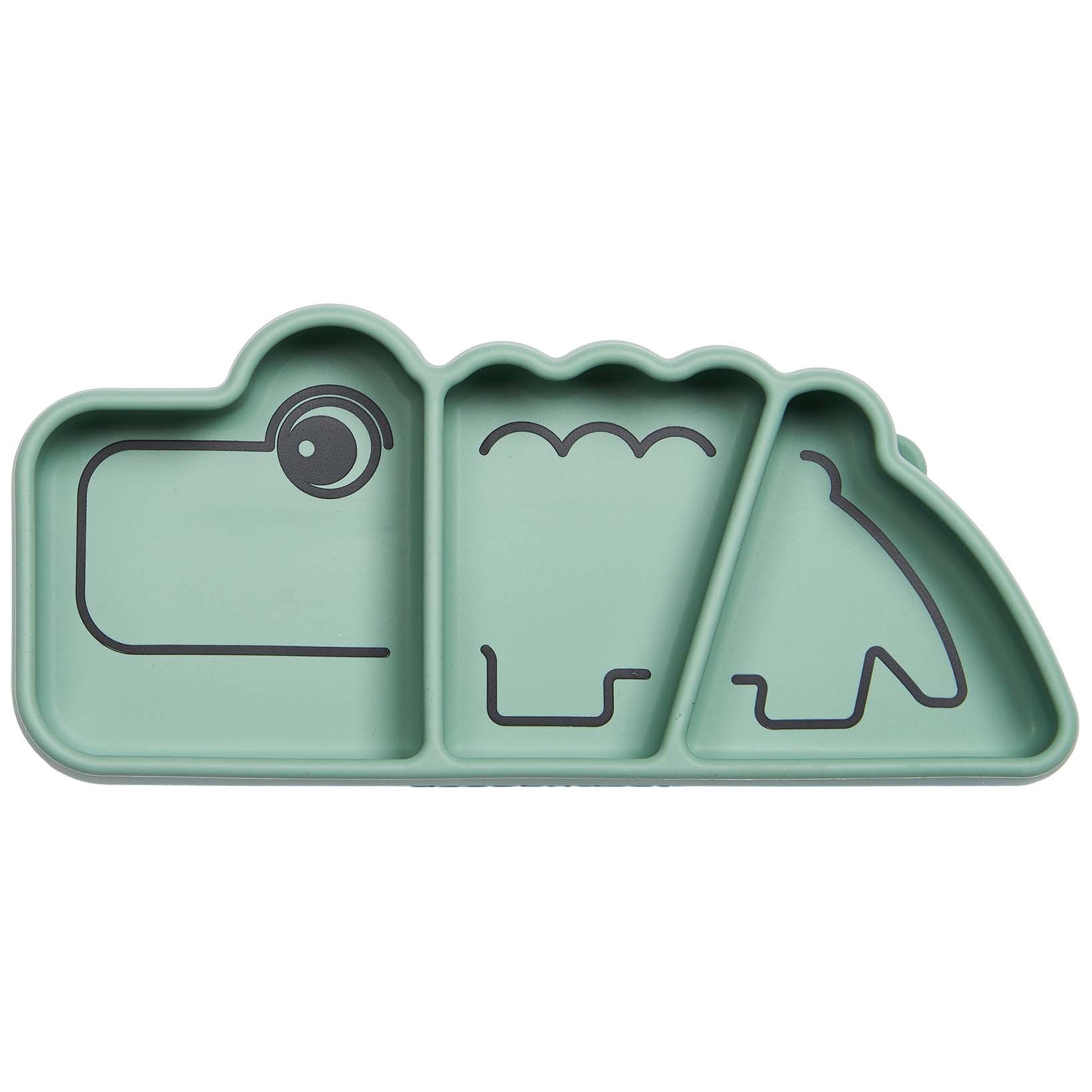 Done By Deer Silicone Stick&Stay snackplate Croco - bakjes & kommen - Pr