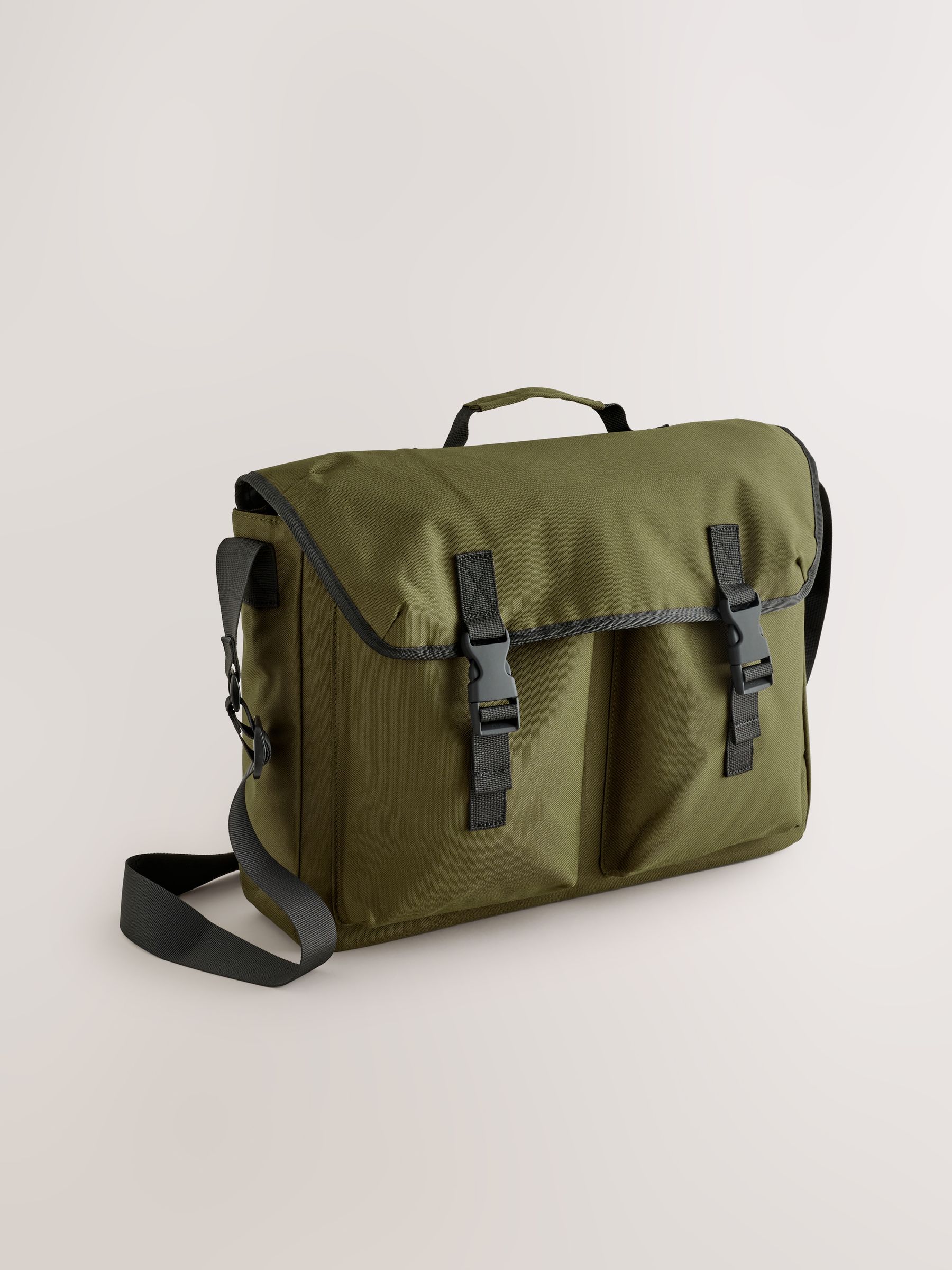Kakigroen - Canvas messenger-tas