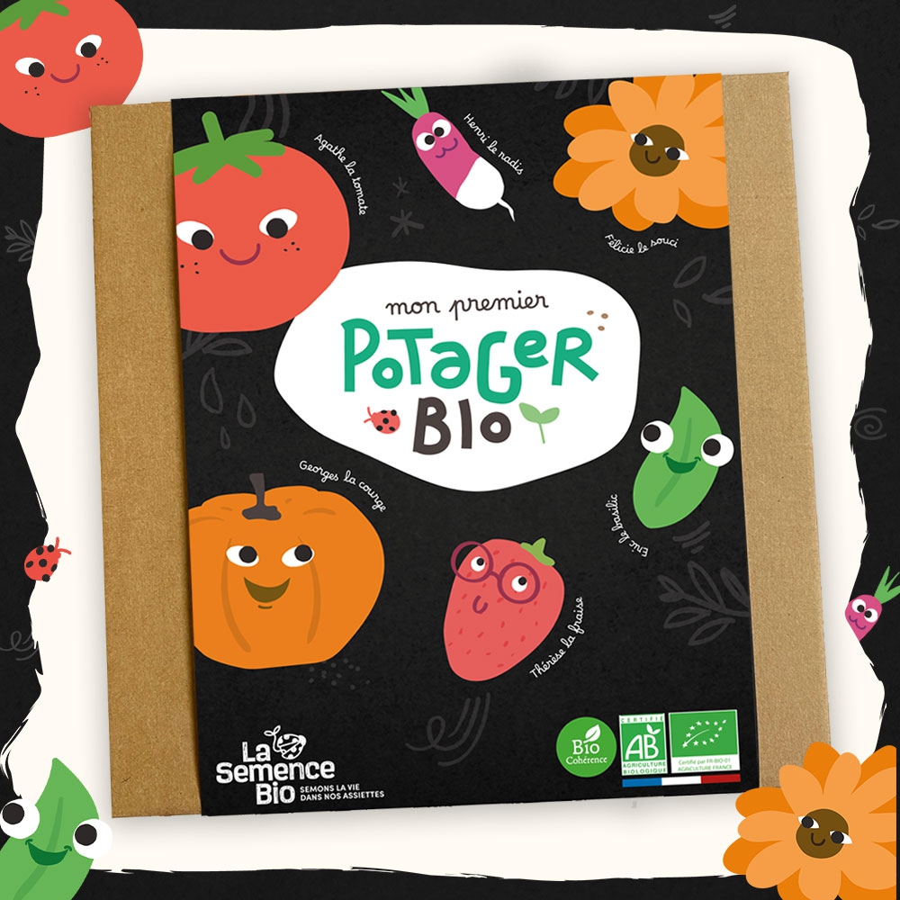 Coffret - mon premier potager bio