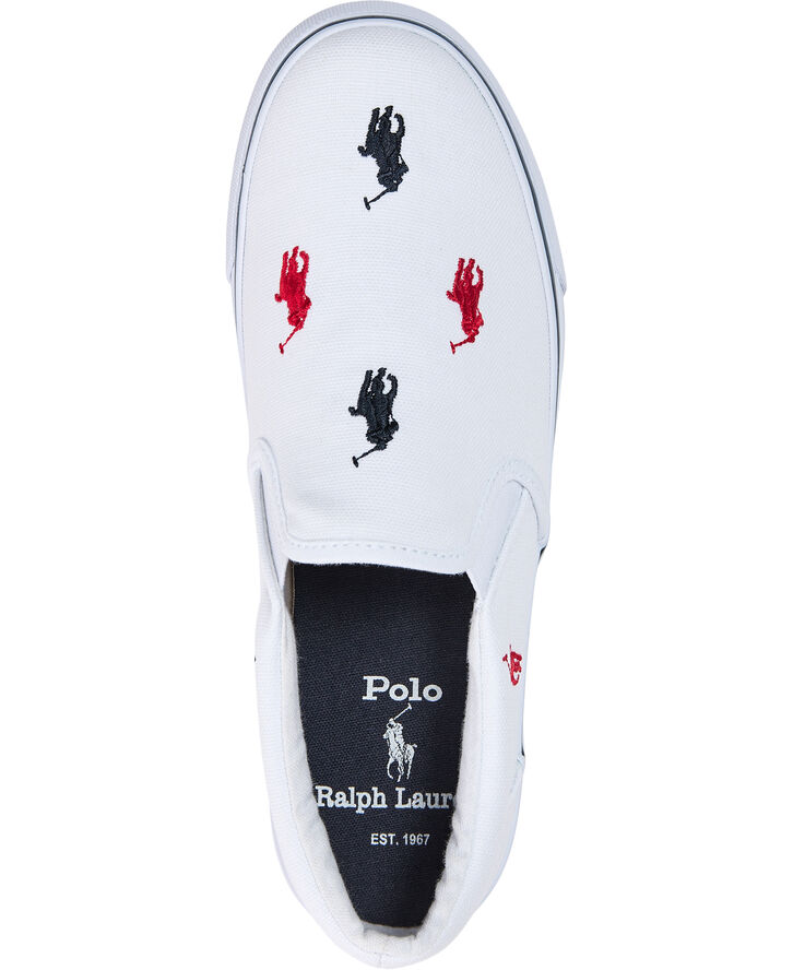 Polo Ralph Lauren KEATON SLIP ON White / navy / re