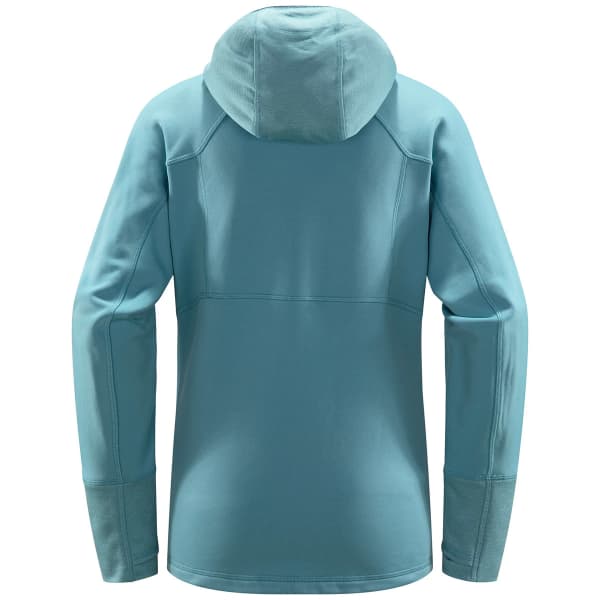 Veste polaire ski rando HAGLÖFS HAGLOFS BETULA HOOD WOMEN FROST BLUE