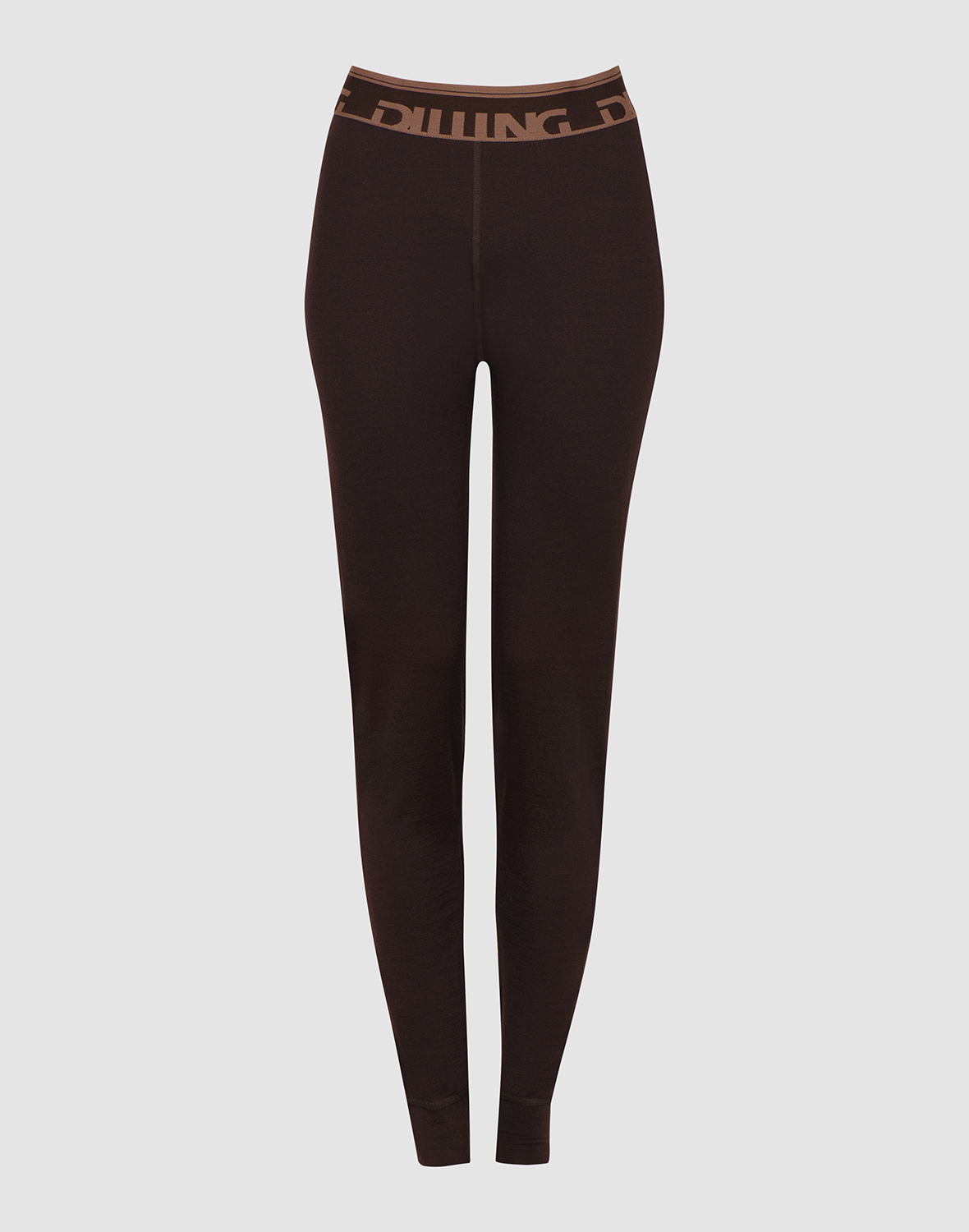 Legging van merinowol voor dames in Jadegroen