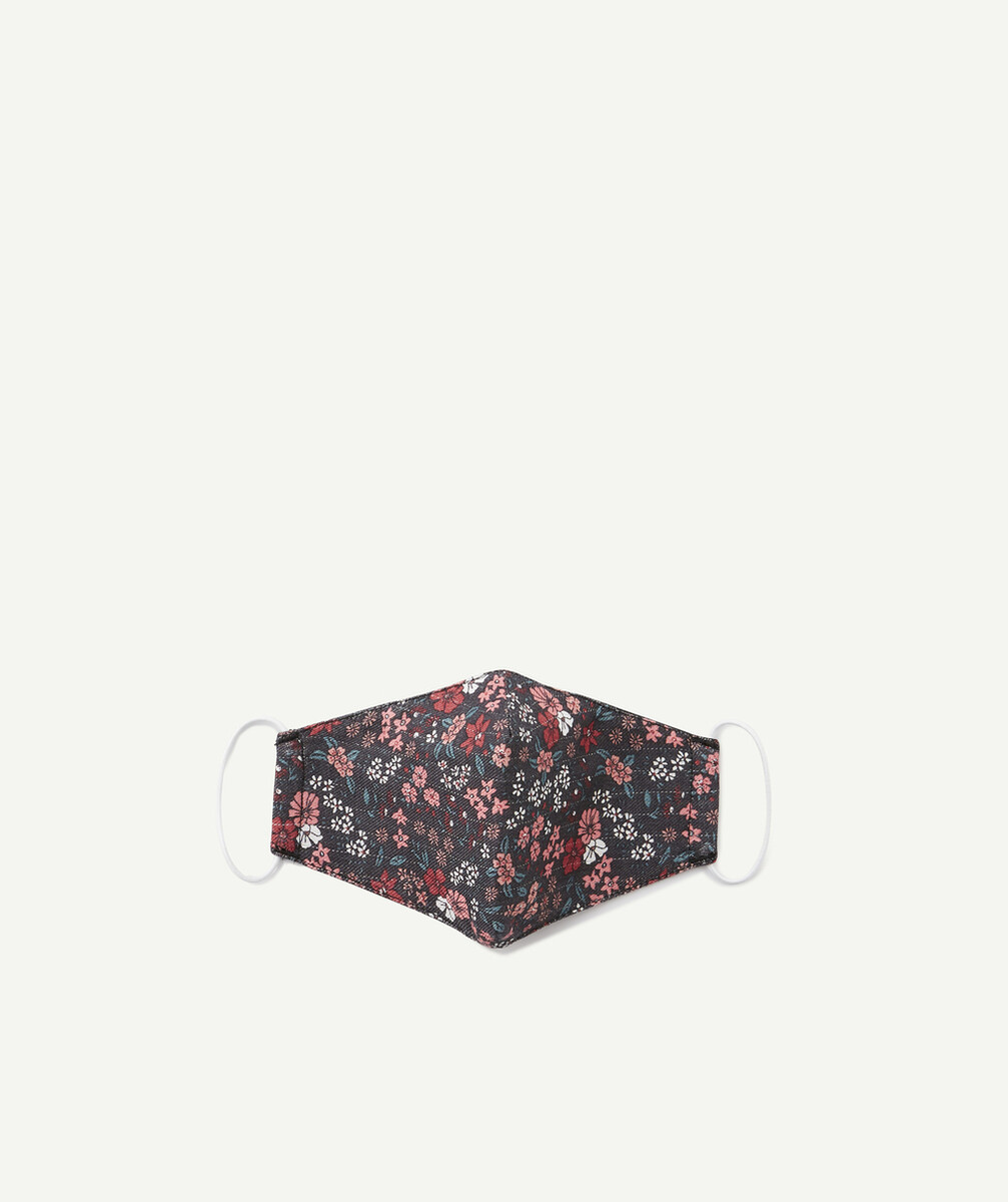 LE MASQUE ADULTE EN TISSU RECYCLÉ FLEURI - CATÉGORIE 1