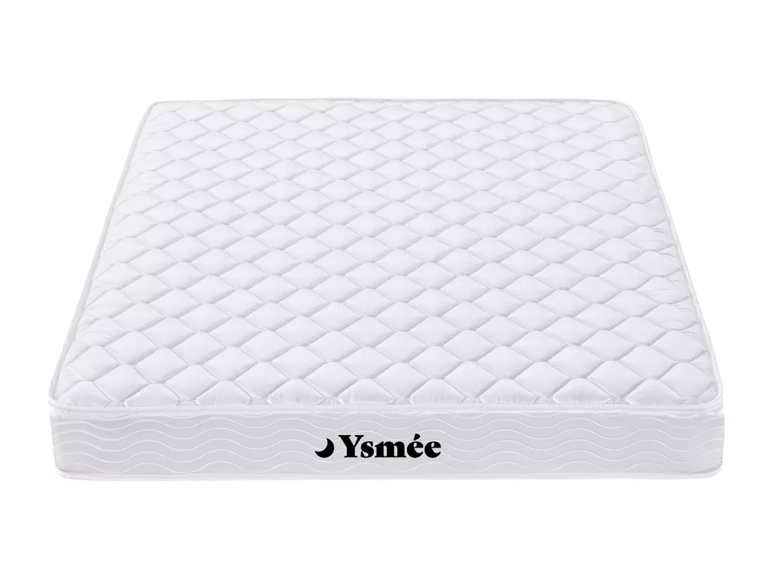Matelas 140 x 200 cm ressorts et mémoire de forme ép.15cm - WOLKENLOS de YSMÉE