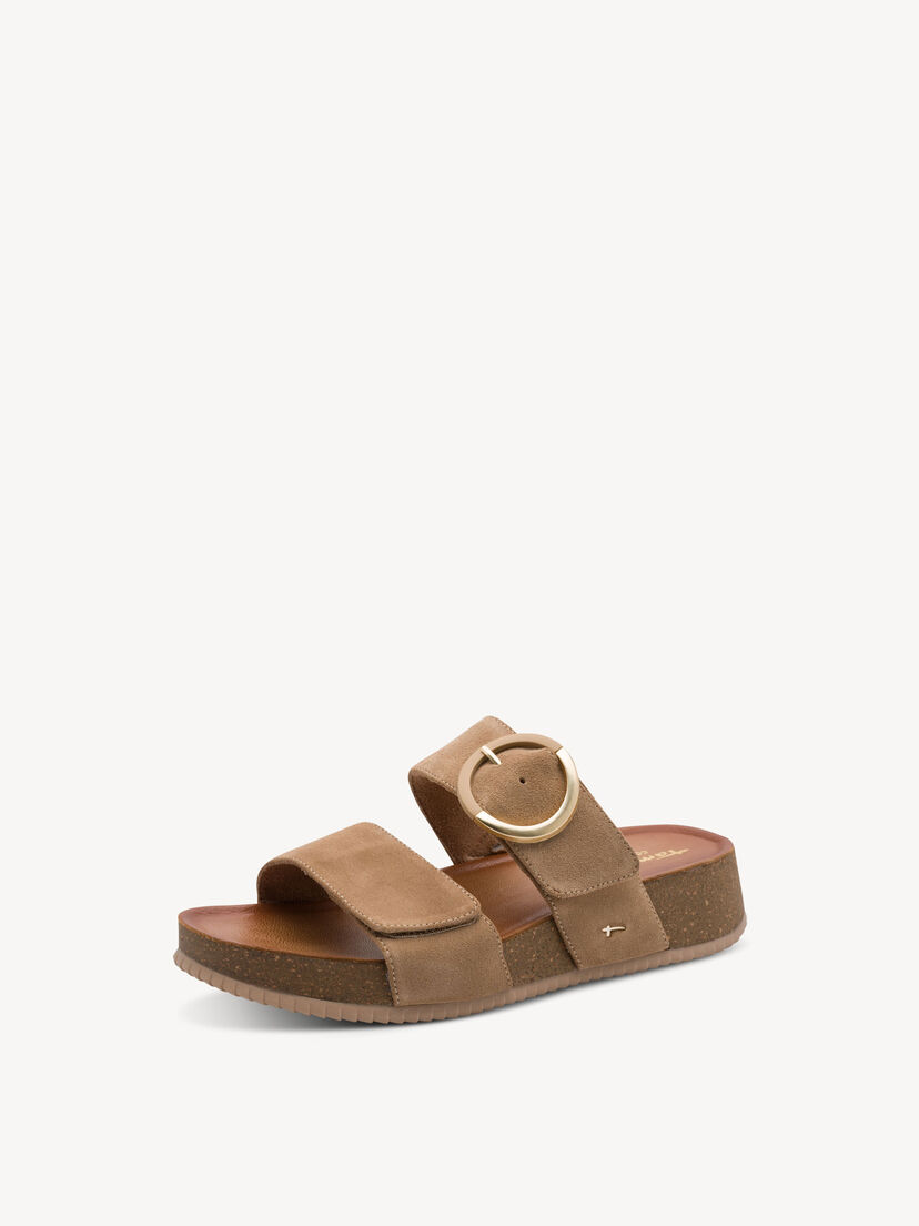 Leren Slipper - bruin