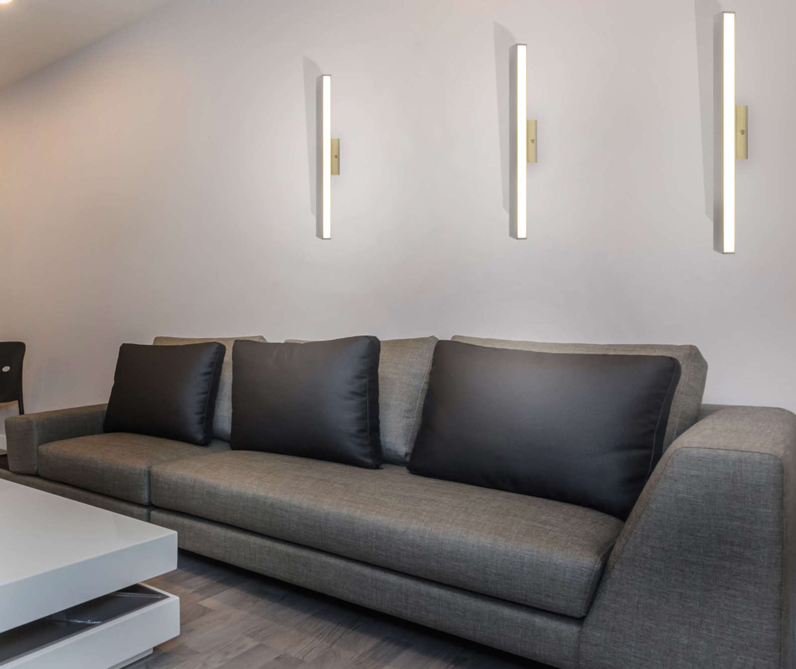 LED-Wandleuchte DUBAI - Chrom - 60 cm