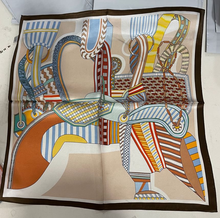 Frior - Print Zijden Sjaal