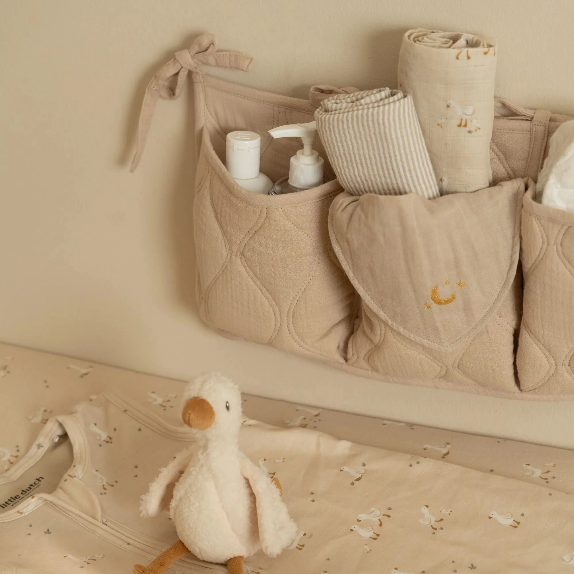 2-pack bandana slab - Beige - Essentials kopen? | Little dutch